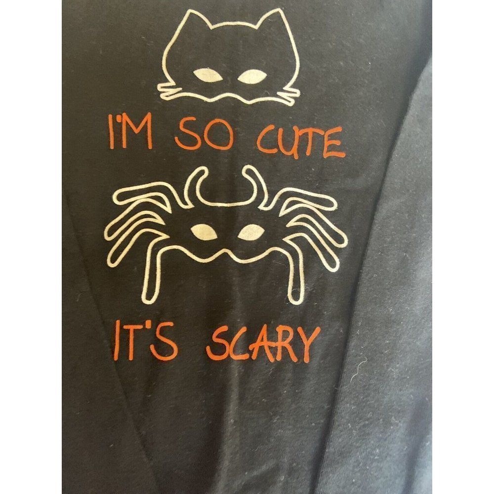 Komar Kids halloween long sleeve top shirt Black and Orange size 8 - Picture 2 of 6